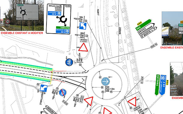 Etudes de signalétique et sécurité routière sur Toulouse, la Haute-Garonne, l'Occitanie.